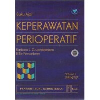 Image of Buku Ajar Keperawatan Perioperatif Vol.1 Prinsip