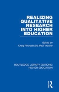 Image of REALIZING QUALITATIVE RESEARCH INTO HIGHER EDUCATION